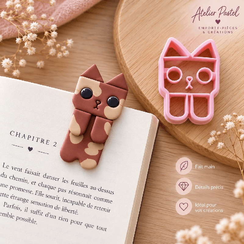 Marque page chat