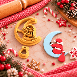lune père noël
