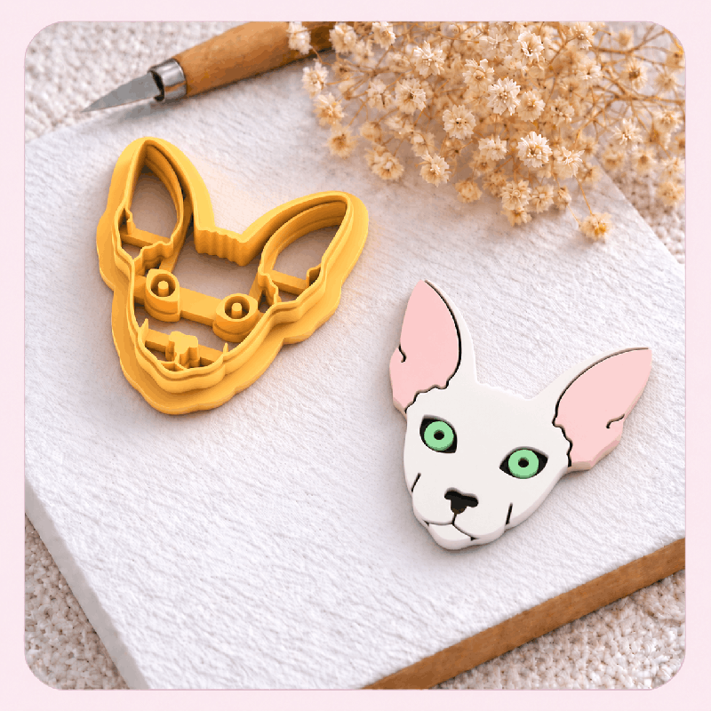 Emporte-pièce sphynx | Atelier Pastel