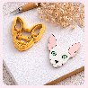 Emporte-pièce sphynx | Atelier Pastel
