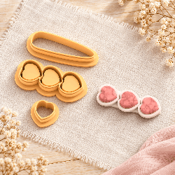 Emporte-pièce barette coeur | Atelier Pastel