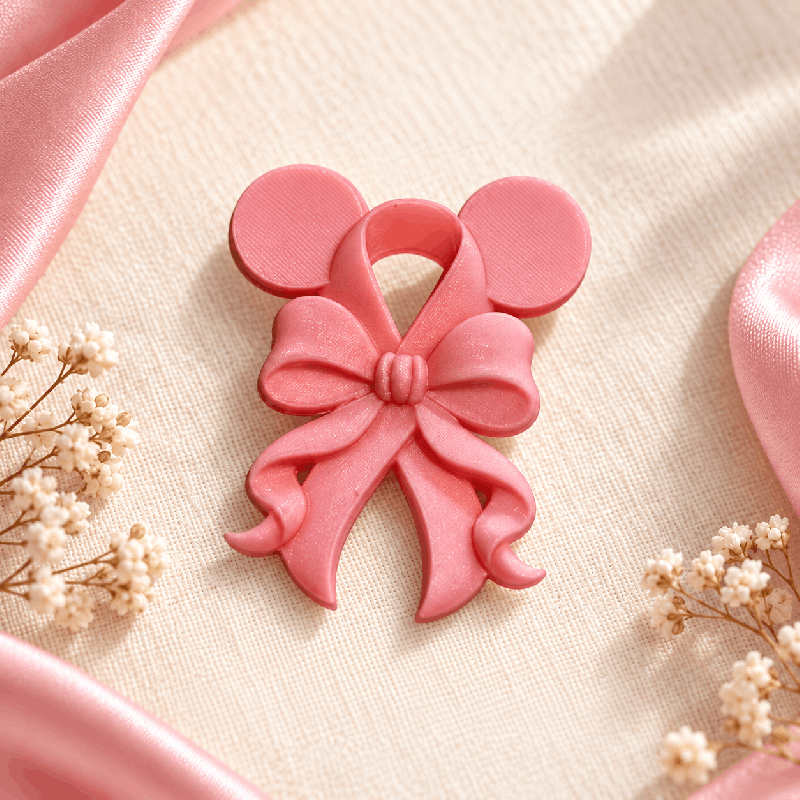 Nœud Octobre Rose | Atelier Pastel