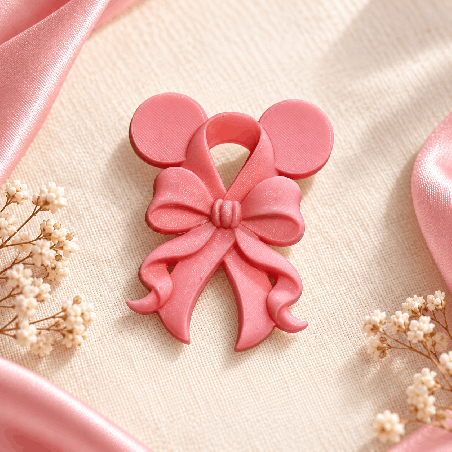 Nœud Octobre Rose | Atelier Pastel