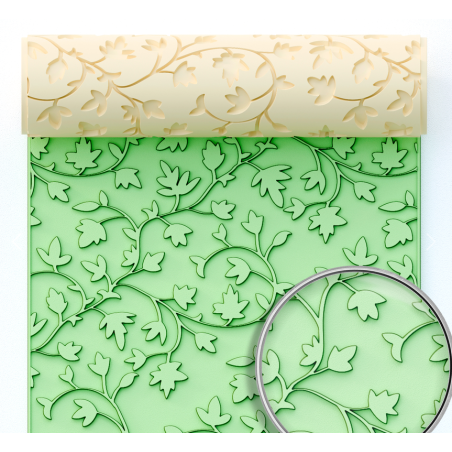 rouleau texture floral