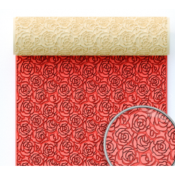 rouleau texture rose