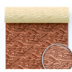 rouleau texture bois