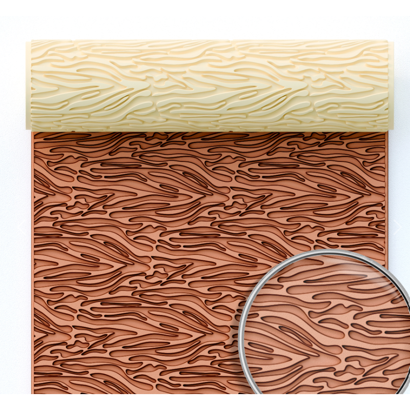 rouleau texture bois