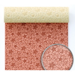 rouleau texture fleur