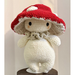 Patron gratuit PDF – Petit champignon au crochet