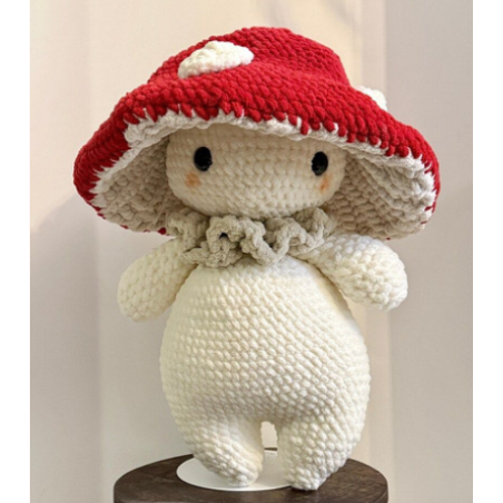 Patron gratuit PDF – Petit champignon au crochet
